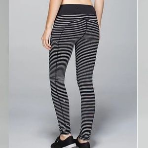 Lululemon striped Speed Tight II